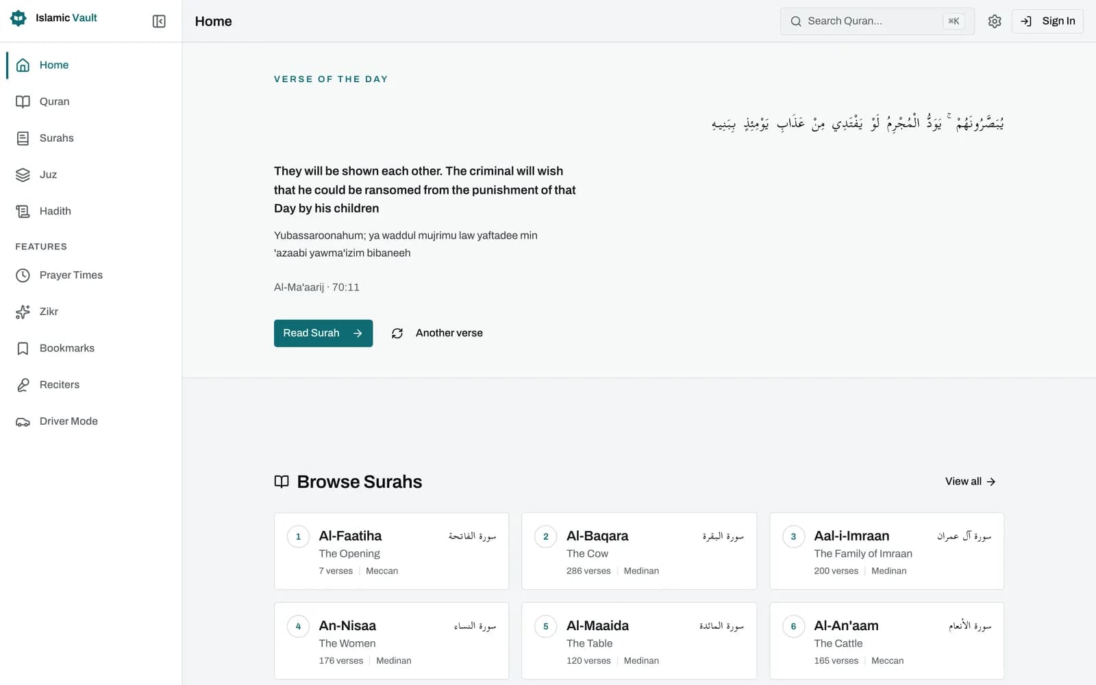 Islamic Vault